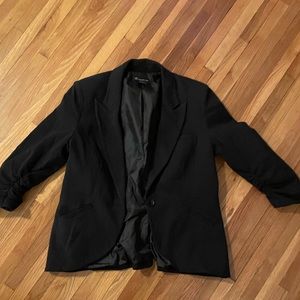 Inc 3/4 sleeve blazer size L